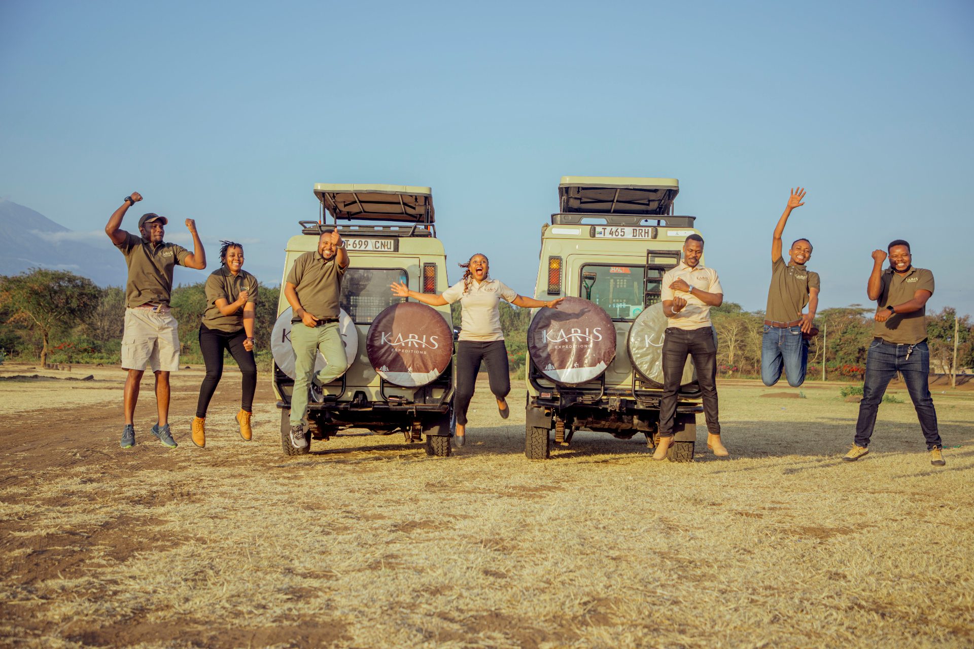 Karis Expeditions team on the road